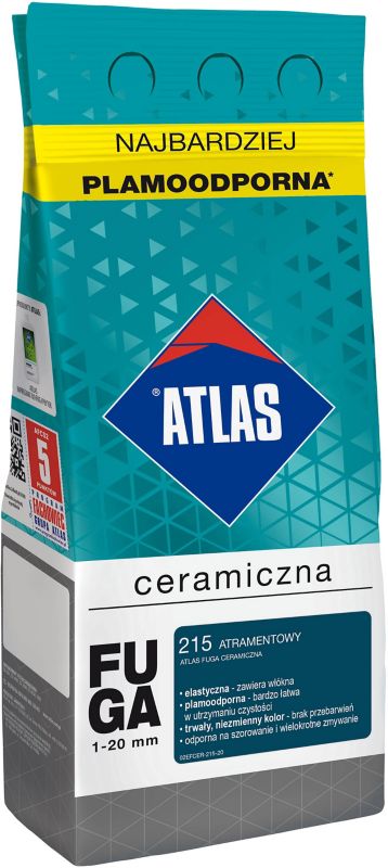 Fuga ceramiczna Atlas 215 atramentowy 2 kg