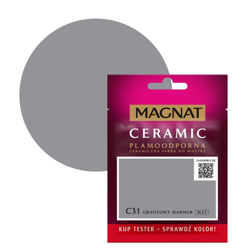 Tester farby Magnat Ceramic C31 grafitowy marmur 0,03 l