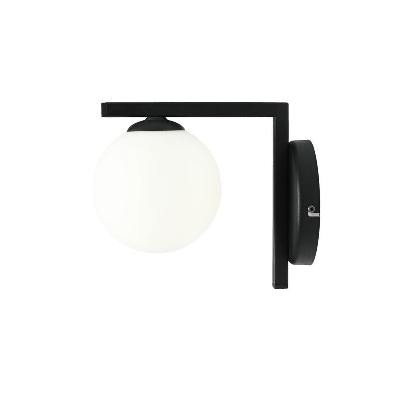 Kinkiet ścienny Aldex Zac czarno-biały 1 x E14 x 40W IP20 wym: 20 x 14 x 24 cm - 1 szt.