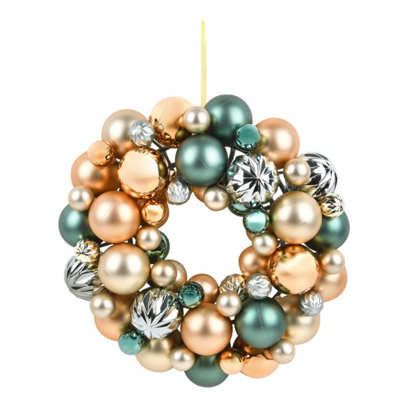 Wieniec z bombek Christmas Cottage 30 cm