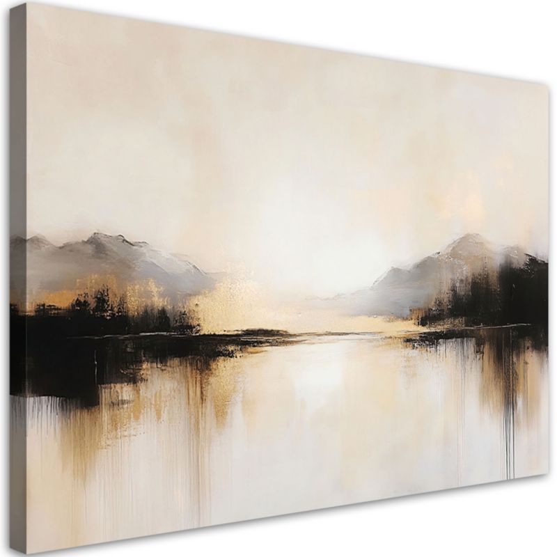 Obraz na płótnie Feeby Abstrakcja w beżu 120x80cm 1szt