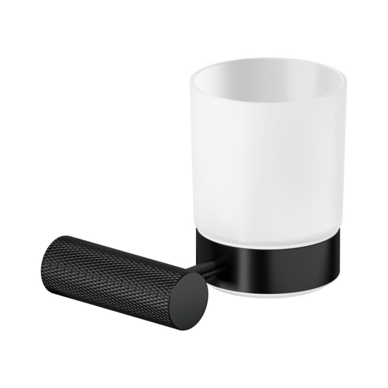 Kubek na szczoteczki Cersanit Zen czarny stal nierdzewna 1 szt.