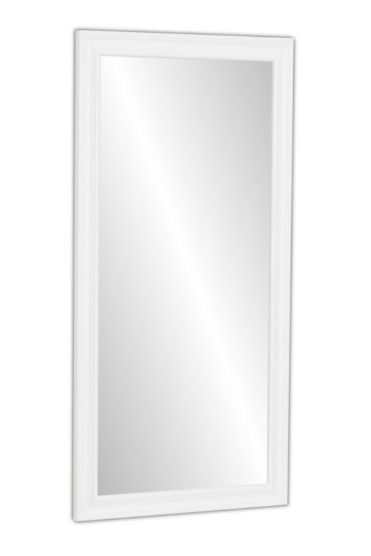 Stylowe lustro Profilmat w białej ozdobnej retro ramie 130x70cm 1szt.