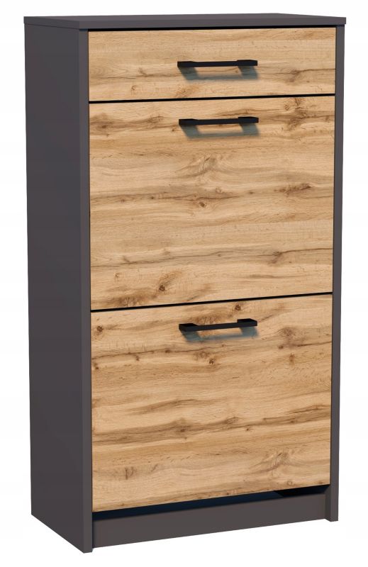 Szafka na buty Matkam 2D1S z szufladą Rob grafit-wotan 1 szt.