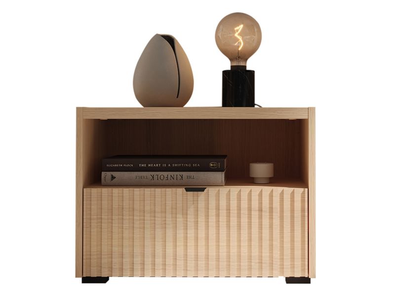 Szafka nocna MIRJAN 24 Cyliza dąb vicenza bielona 1 szt.