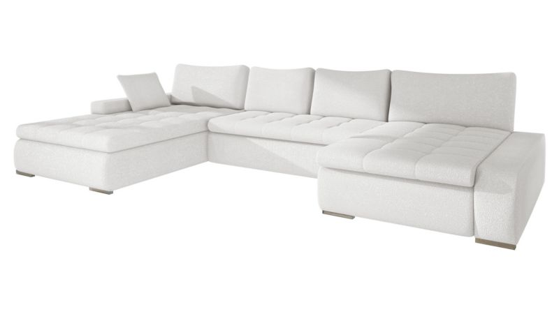 Narożnik z funkcją spania MIRJAN 24 Caro Premium śmietankowa bukla 1 szt.