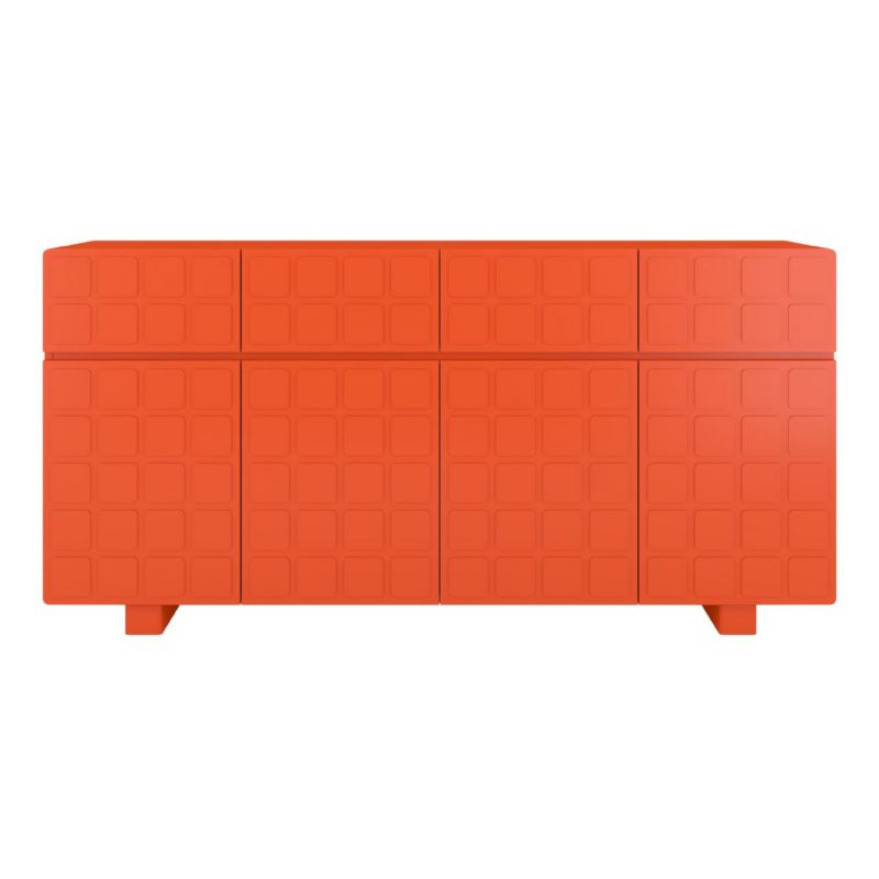 Komoda z frontami 3D Skandica CUBO long marsala 169cm 1 szt.