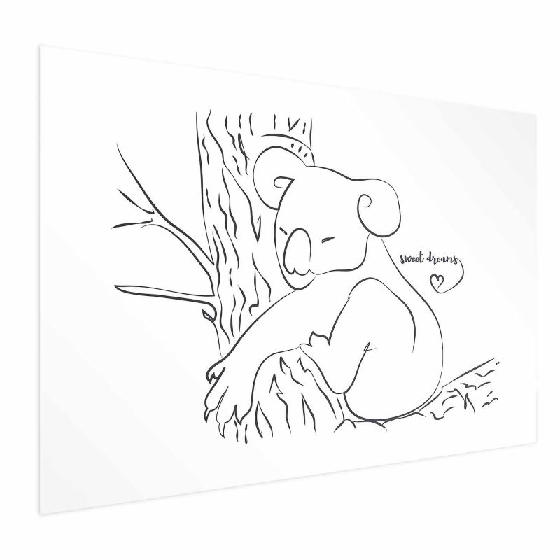 Plakat Artgeist Śpiący koala 30x21 cm bez ramy 1 szt