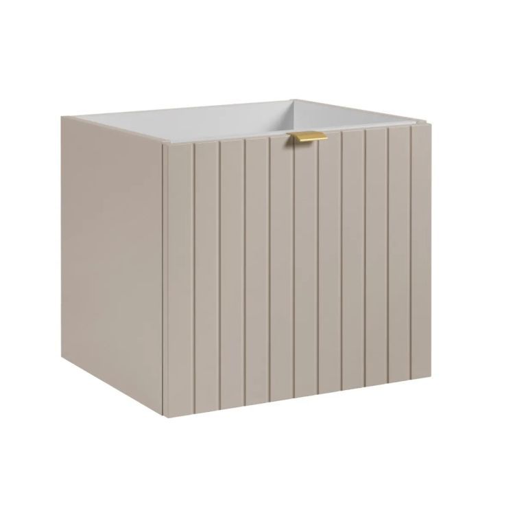 Szafka pod umywalkę KROFAM HARMO 50 cm kaszmir półmat bez umywalki 1 szt