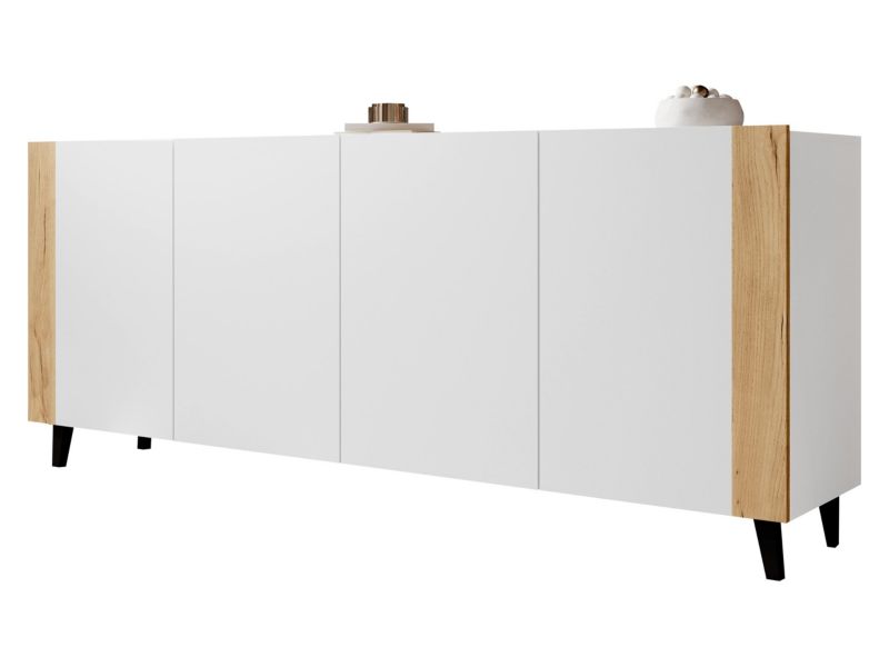 Komoda MIRJAN 24 Faro biały + dąb craft 1 szt.