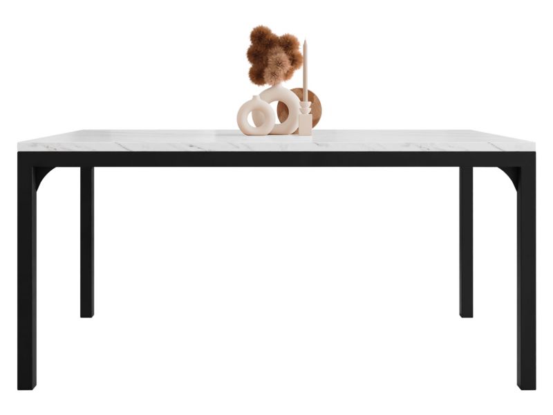 Stolik kawowy MIRJAN 24 Mocca 1 czarny/marmur bianco 1 szt.