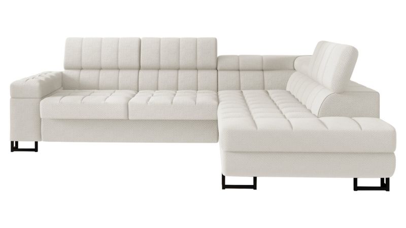 Narożnik z funkcją spania MIRJAN 24 Laris prawy śmietankowy 1 szt.