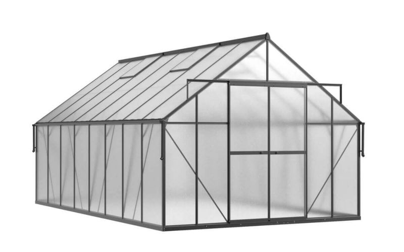 Szklarnia Cultivo z Poliwęglanu Ogrodowa Slide-In na owoce warzywa Czarna 1 szt