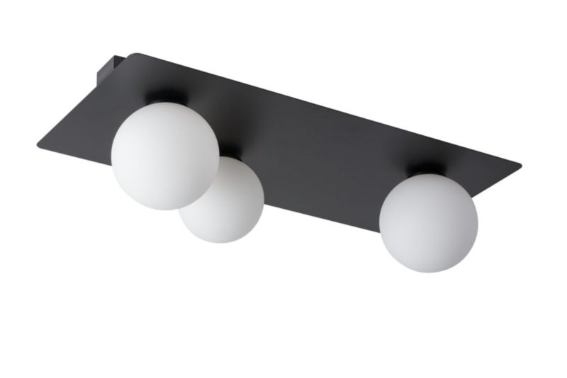 Lampa sufitowa wisząca Sigma Lighting Argon 6002 czarno-biała dekoracyjna 3xG9 x 1 szt.