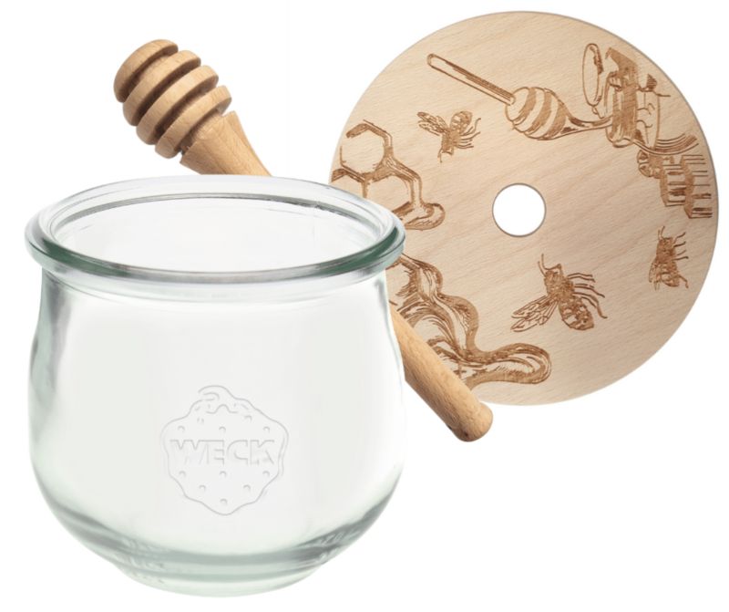 Słoik do miodu MODO24 Weck 580 ml fi 100 tulip nabierak W2 1 kpl.