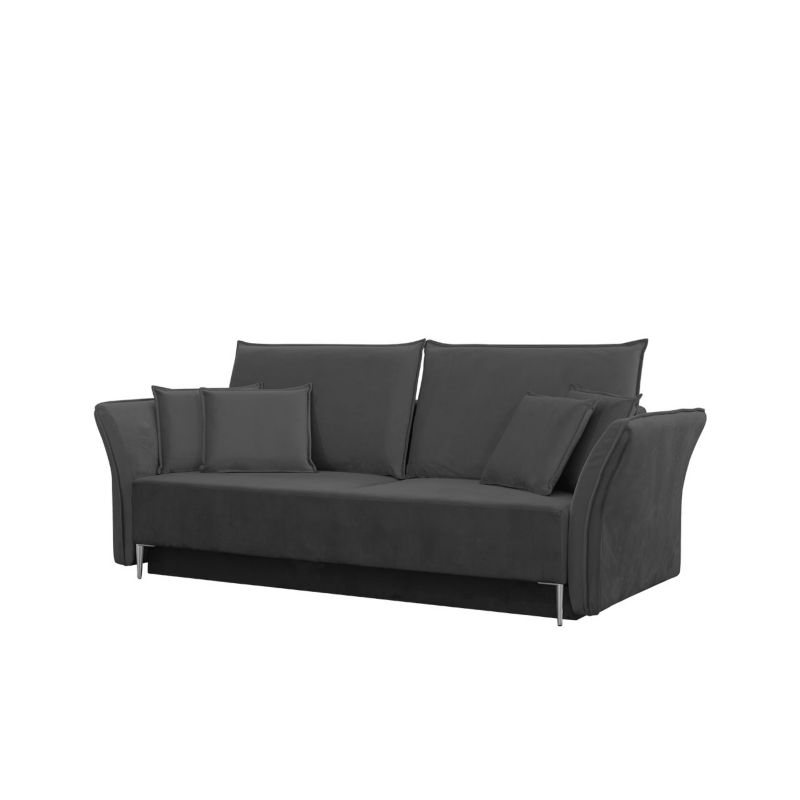 Sofa z funkcją spania MIRJAN 24 Bregi grafit + srebrny 1 szt.