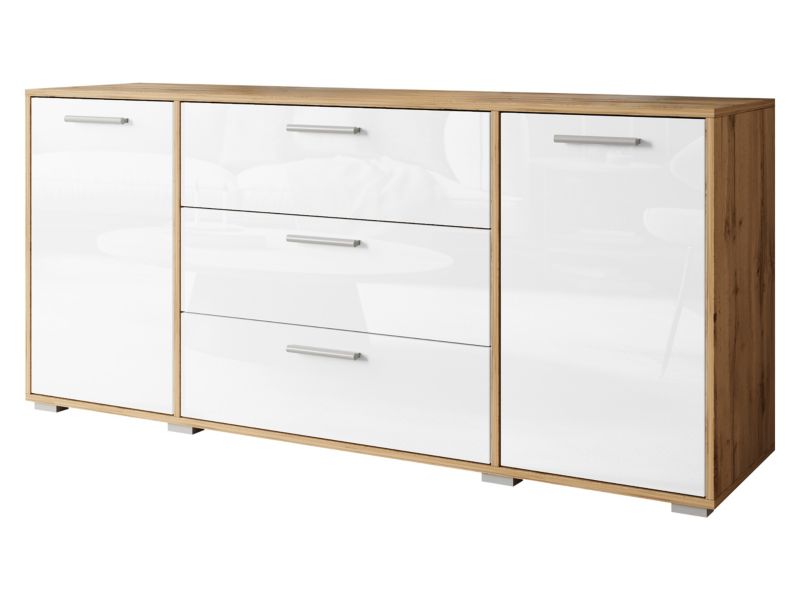 Komoda MIRJAN 24 Bogota 150 wotan/biały połysk 1 szt.