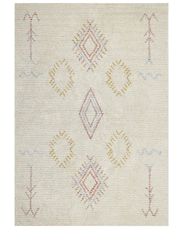 Dywan bawełniany 160 x 230 cm beżowy Bettiah 1 szt.