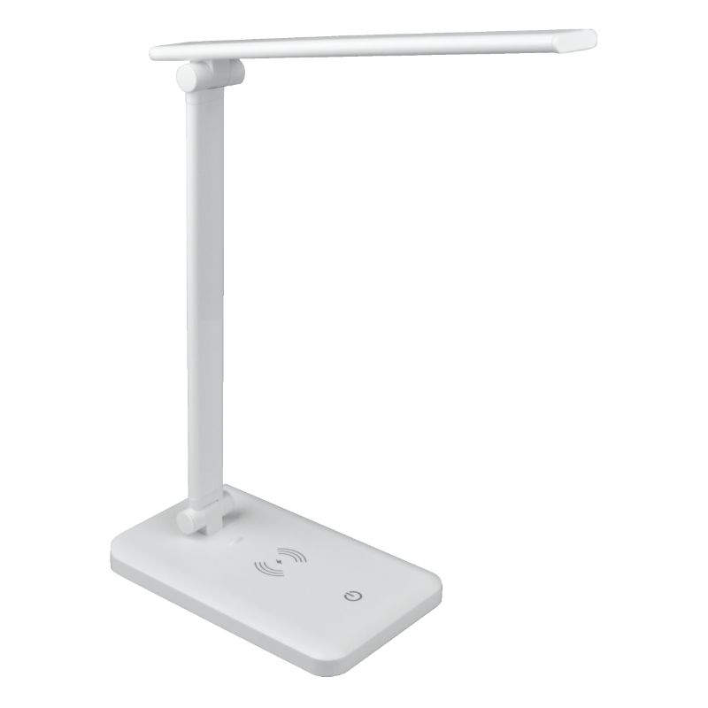 Lampka biurkowa LED z ładowarką indukcyjną, DPM, biała, 1szt