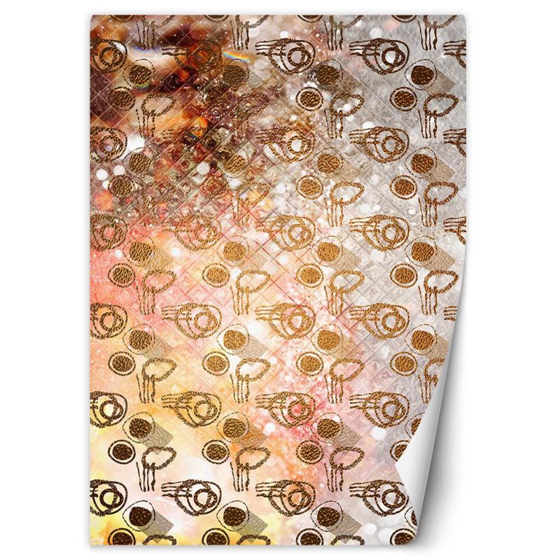 Fototapeta Feeby Złote kształty abstrakcja 100x140 1 szt