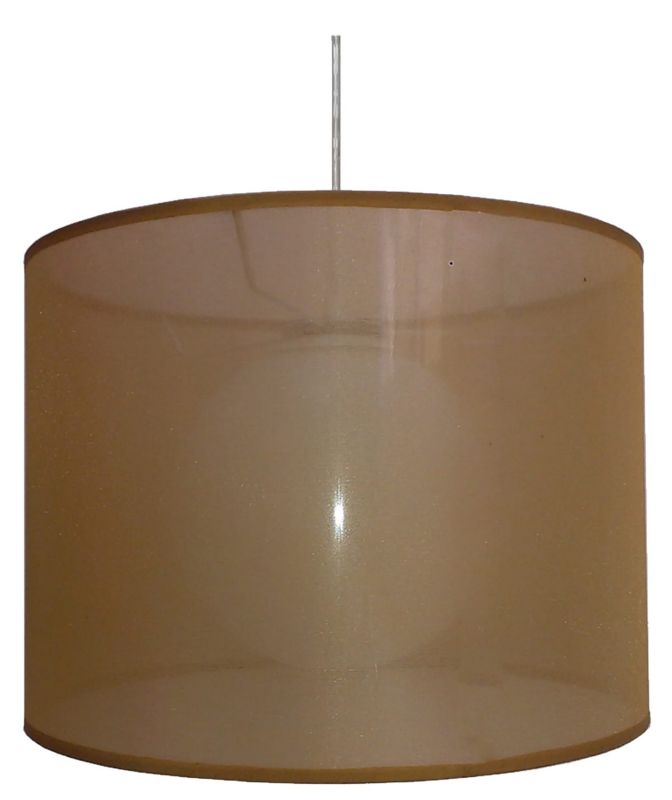Lampa sufitowa Candellux Chicago brązowo-biała wym: 110 x 35 x 35 cm 1xE27 x 60W 1 szt.