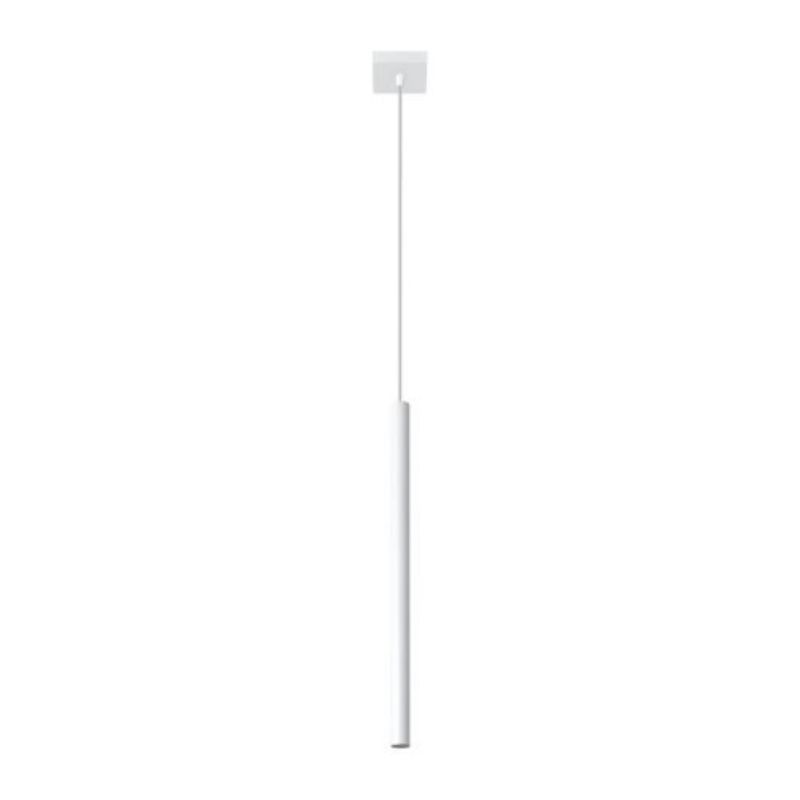 Lampa sufitowa wisząca Sollux Lighting Pastelo 9649 biała szerokość 8 cm 1xG9 x 12W 1 szt.