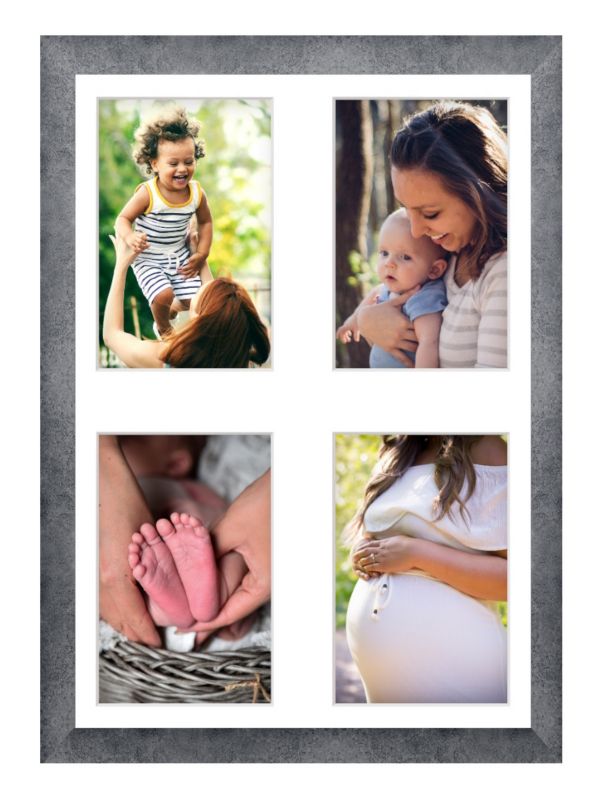 Ramka na 4 zdjęcia Hekla 30x40x4 galeria beton 1szt.