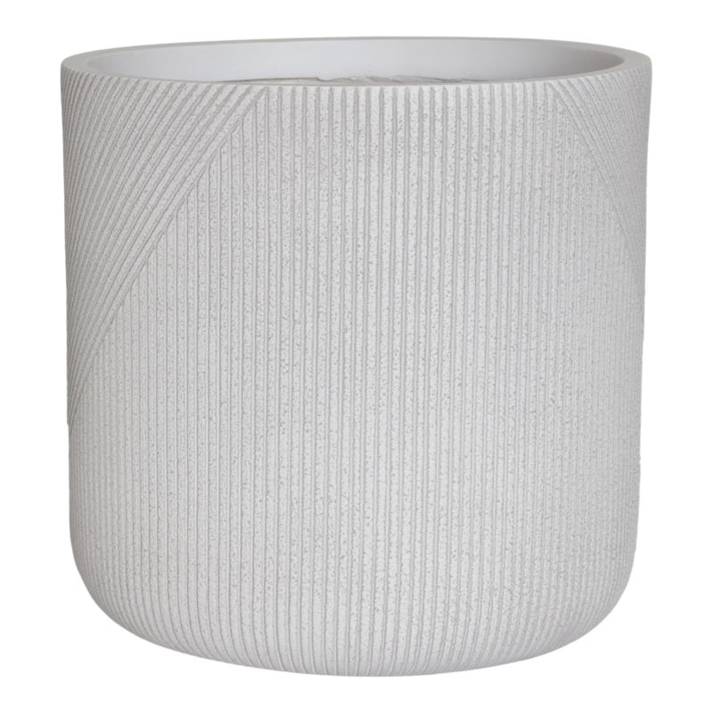 Donica Verve 30 cm biała w paski