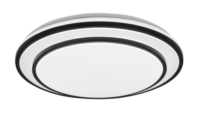 Plafon sufitowy Rabalux Lupita czarno-biały LED 40W 3000K-6500K 2700lm IP20 wym: 8 x 49 x 49 cm metal - 1 szt.
