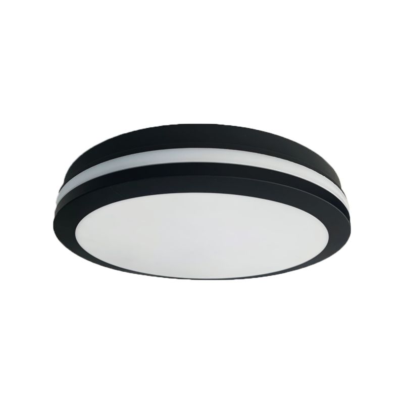 Plafon LED Milagro Marlon 12W 4000 K IP54 czarny