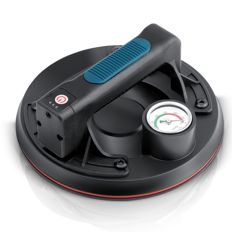 Przyssawka do płytek Humberg próżniowa elektryczna uchwyt do 200kg manometr 1 szt.