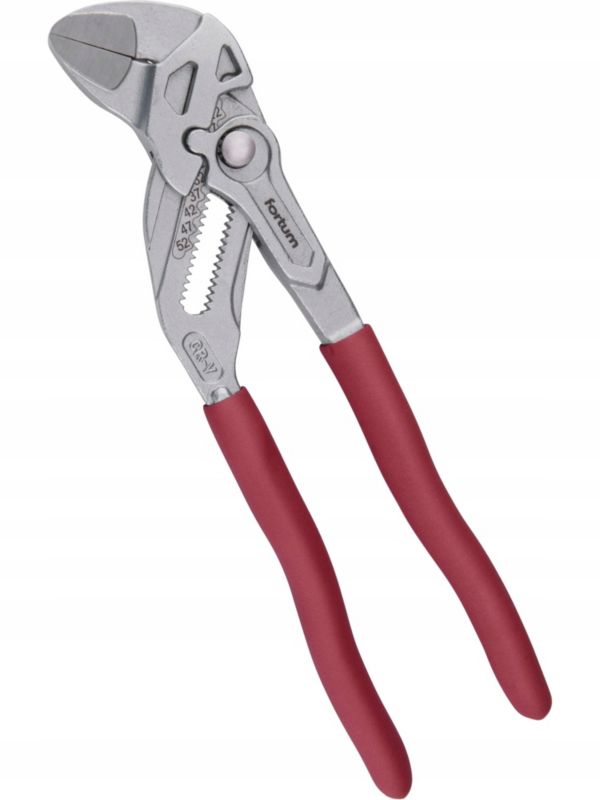 Szczypce do rur Fortum nastawne z przyciskiem 260 mm płaskie regulowane 1 szt