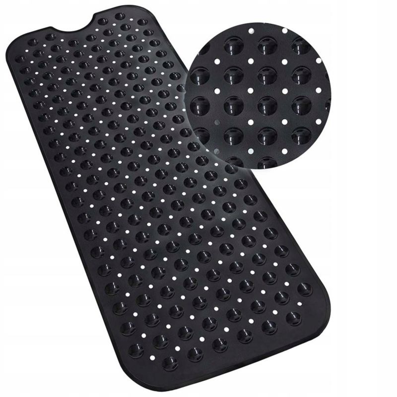 Mata antypoślizgowa Rodeno do wanny czarna 99x40 1 szt.