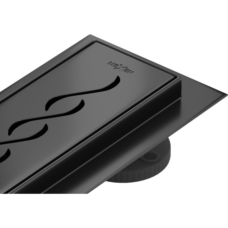 Odpływ liniowy Mexen Flat czarny 80 cm 1 szt.