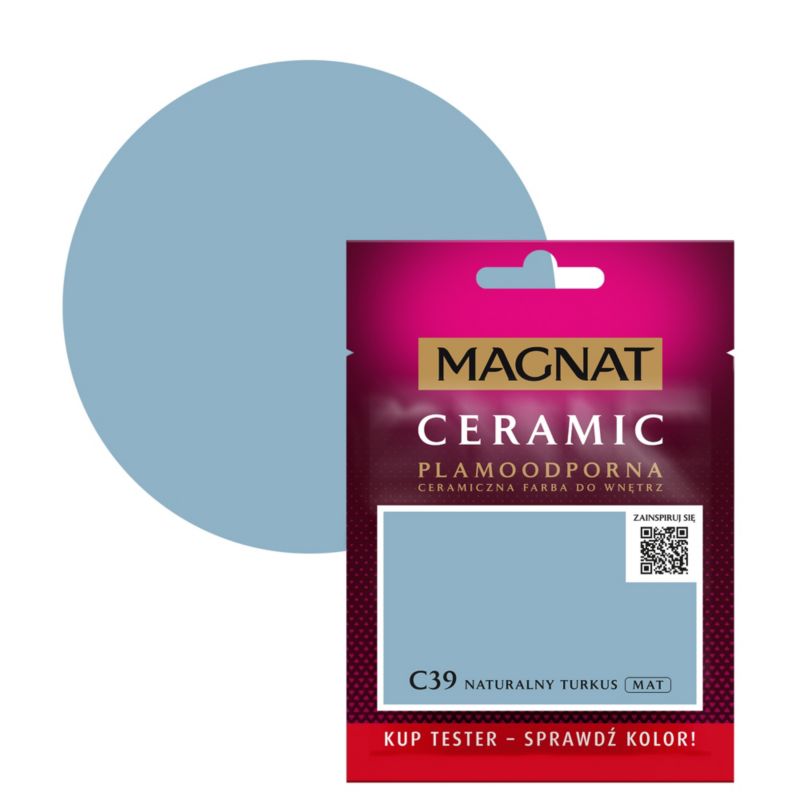 Tester farby Magnat Ceramic C39 naturalny turkus 0,03 l