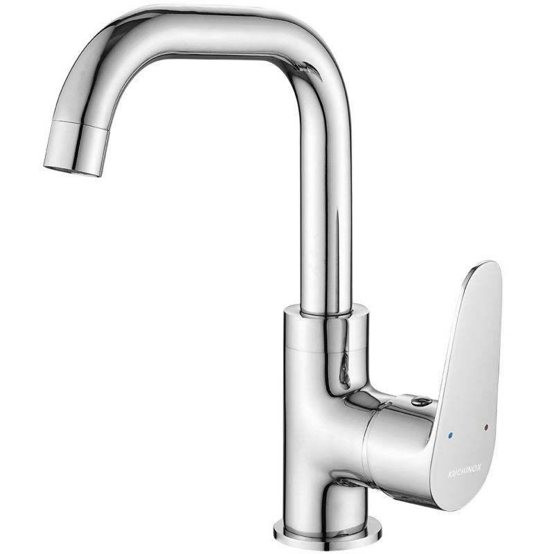 Bateria Umywalkowa Kuchinox Stojąca SAGRA Ruchoma wylewka Chrom 1 szt.