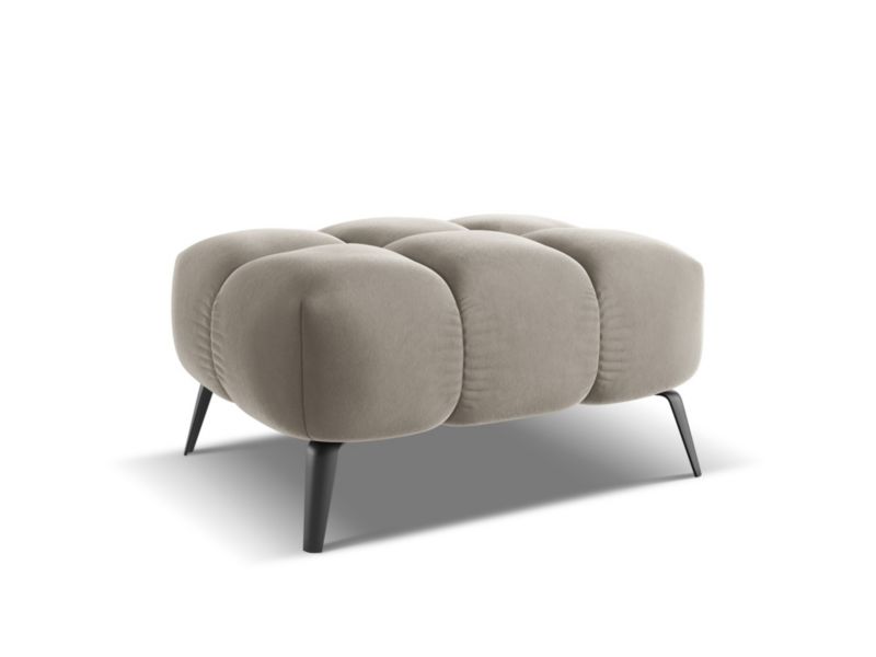 Pufa LaMiaSofa ROMA z tkaniny welwetowej 78x60 cm kreci 1 szt.