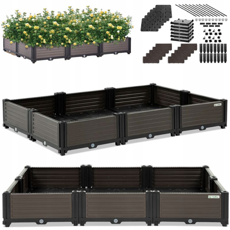 Skrzynia Cultivo Uprawowa Warzywniak na Balkon Warzywa Kwiaty 1 szt