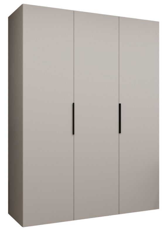 Szafa uchylna Abiks MARBELLA 1 150 wys 202 cm Kaszmir + Czarny 1 szt