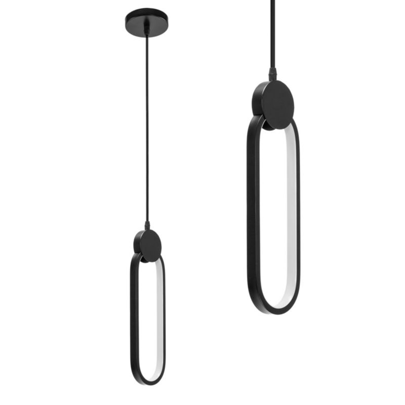 Lampa Sufitowa Wisząca Toolight Led App851-Cp Czarny