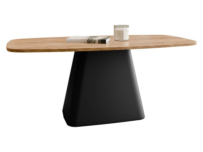 Stolik kawowy MIRJAN 24 Noa czarny/dąb craft złoty 1 szt.