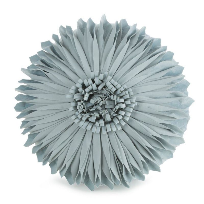 Poduszka Dekoracyjna Flores Eurofirany Miętowa Kwiat Stokrotka 3D 40Cm 1Szt.