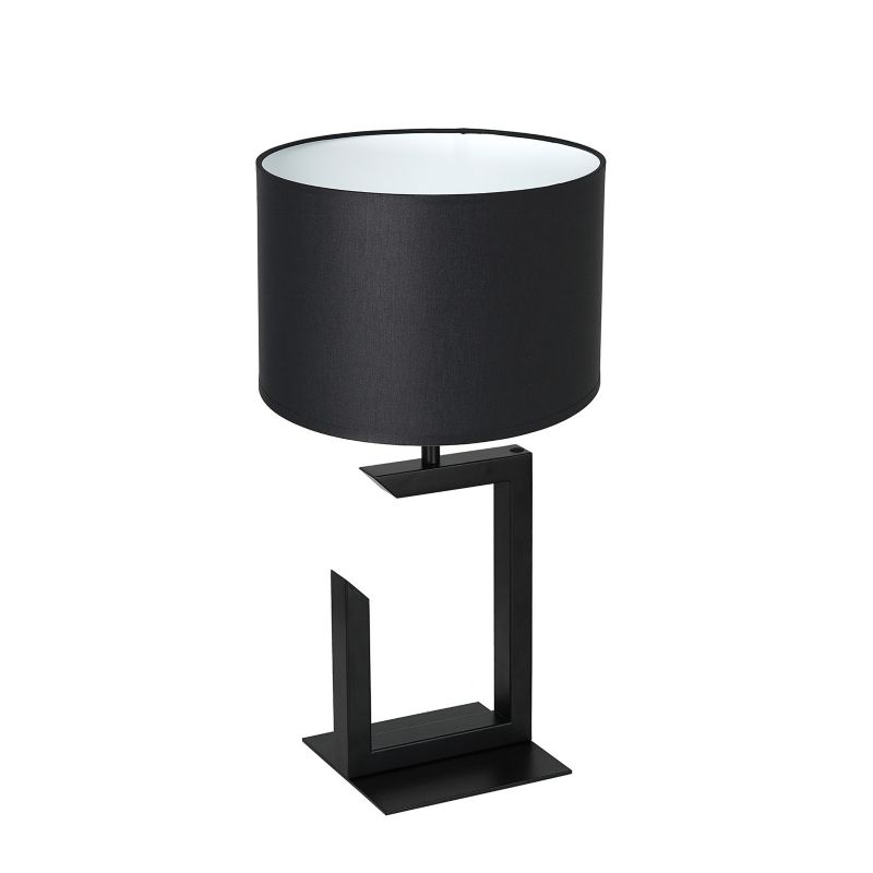 Lampka stołowa Luminex Table Lamps czarny mat-biała 1 x E27 x 15W IP20 wym: 45 x 25 x 25 cm metal - 1 szt.
