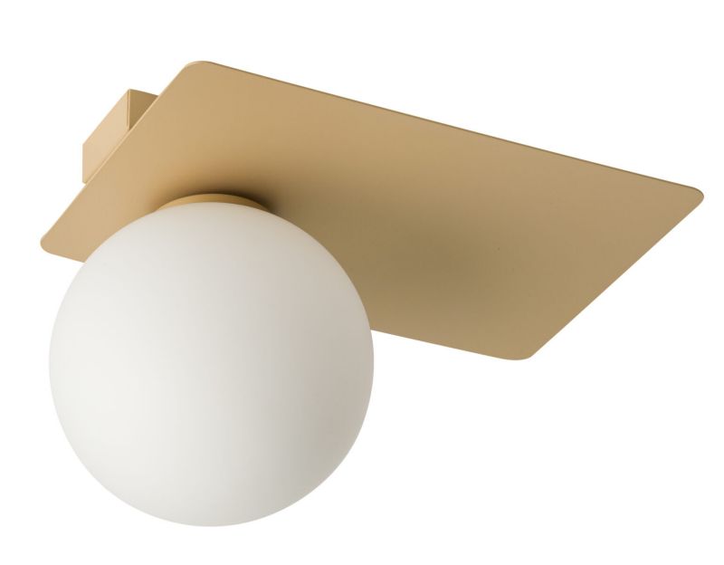 Lampa sufitowa wisząca Sigma Lighting Argon 5951 złoto-biała dekoracyjna 1xG9 x 1 szt.