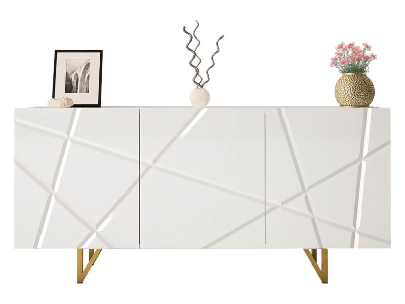 Komoda MIRJAN 24 160 Radom 03 biały/biały połysk 1 szt.