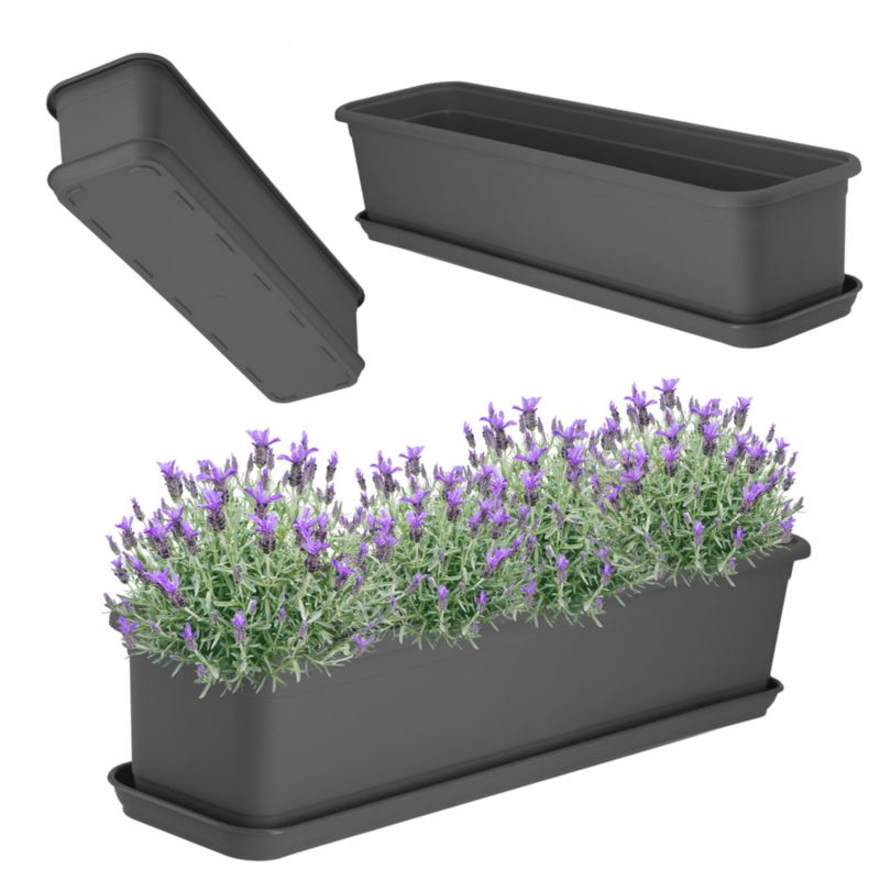 Skrzynka Balkonowa KADAX Doniczka 60cm + Podstawka 1 szt.