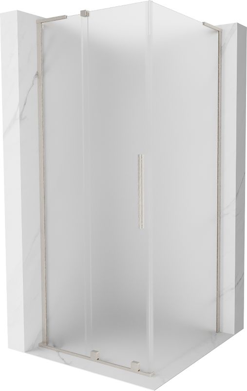 Kabina prysznicowa Mexen Velar L rozsuwana 90 x 90 cm szron nikiel szczotkowany 1 szt.