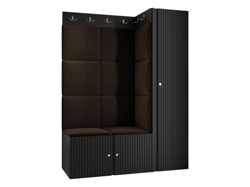 Zestaw MIRJAN 24 Orion Ryfel Slim IX czarny + brązowy 1 kpl.