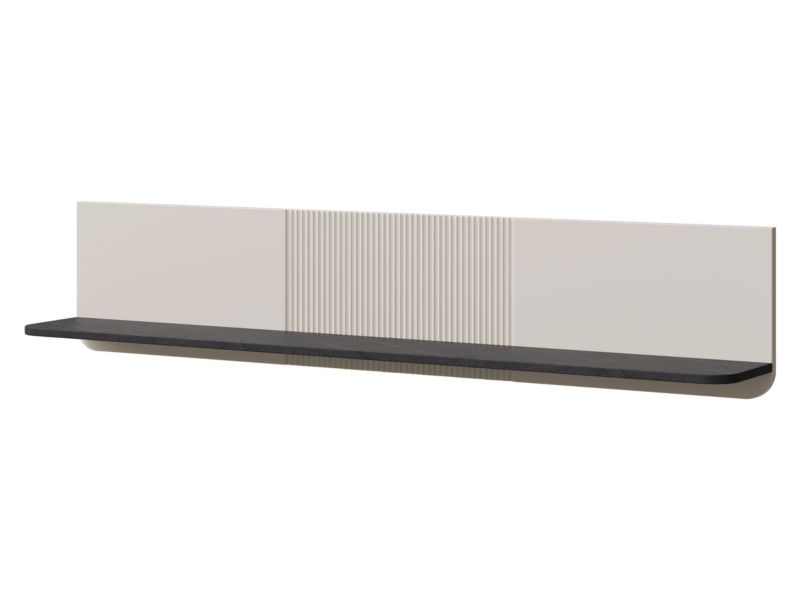 Półka otwarta duża MIRJAN 24 Marly 18 kaszmir + szary kamień 1 szt.