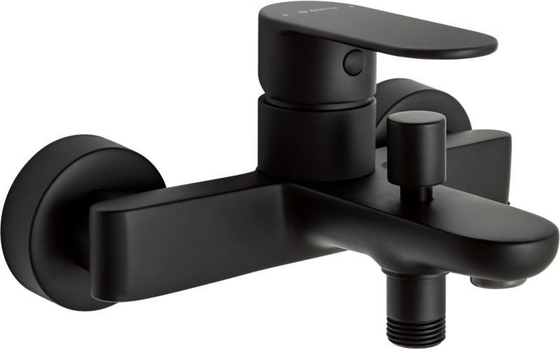 Bateria wannowa Deante ALPINIA NERO ścienna BGA N10M 1 szt.